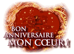 bonne aniversaire a mon coeur